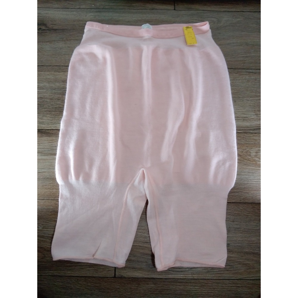Vintage Rare Kayserettes Kayser Pink‎ Acrylic Irregular Bloomers Panties Size XL